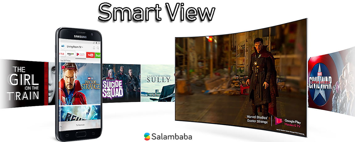 برنامه Smart View تلویزیون سامسونگ KU7350